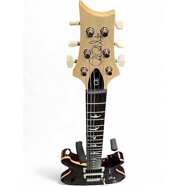 Used 2025 PRS CE24 Hollowbody Faded Gray Black Purple Burst Hollow Body Electric Guitar