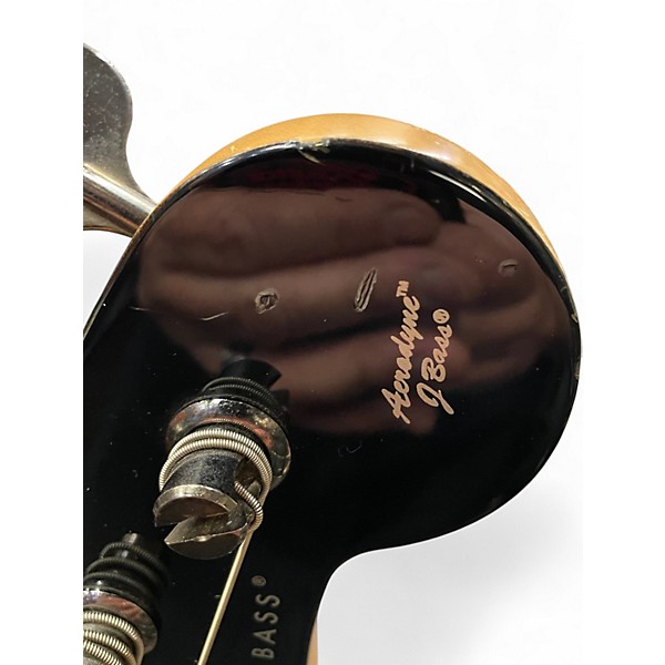 Used Fender Aerodyne Jazz Bass Black Electric Bass Guitar