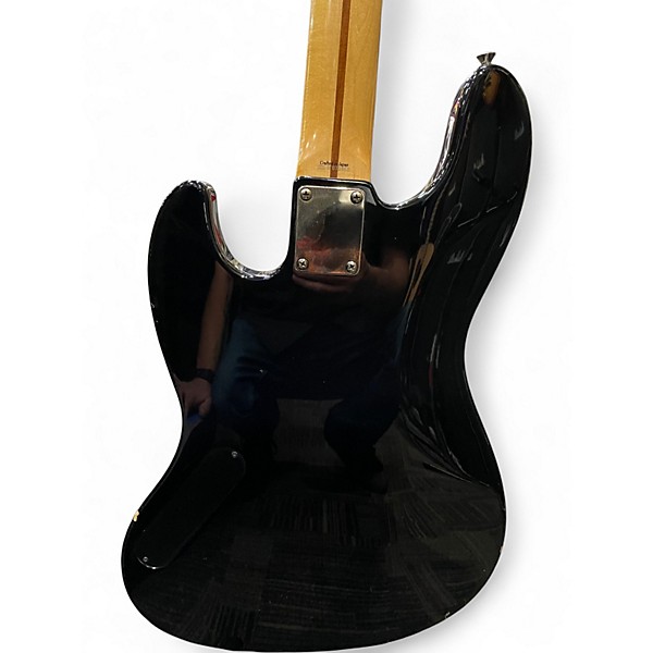 Used Fender Aerodyne Jazz Bass Black Electric Bass Guitar
