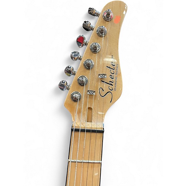 Used 2020s Schecter Guitar Research PT Fastback Black Solid Body Electric Guitar