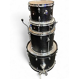 Used TAMA 4 Piece Imperialstar hairline black Drum Kit