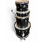 Used TAMA 4 Piece Imperialstar hairline black Drum Kit thumbnail