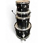Used TAMA 4 Piece Imperialstar hairline black Drum Kit