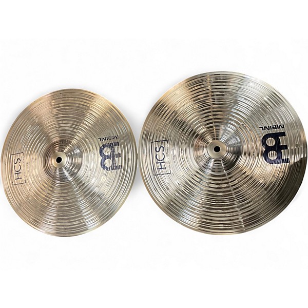 Used MEINL 14in HCS Hi Hat Pair Cymbal
