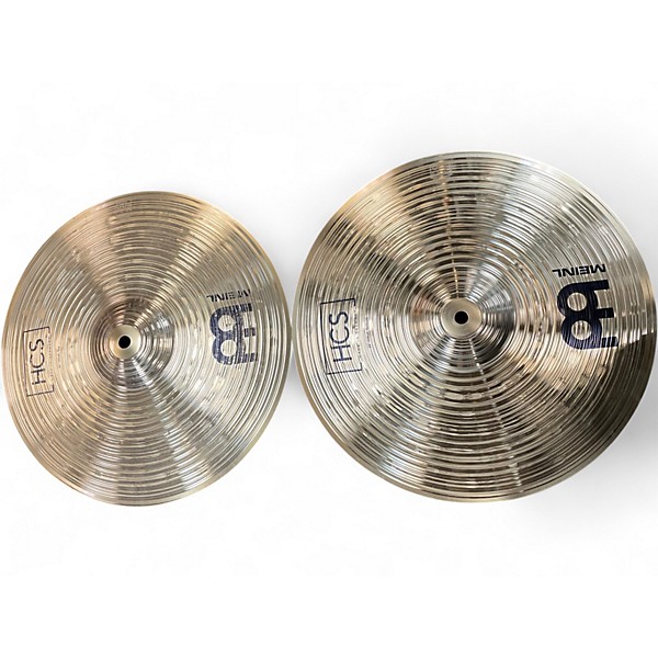 Used MEINL 14in HCS Hi Hat Pair Cymbal
