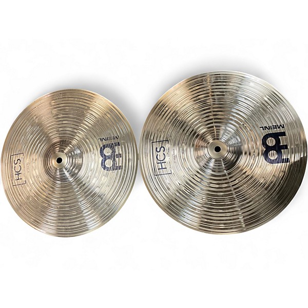 Used MEINL 14in HCS Hi Hat Pair Cymbal