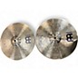 Used MEINL 14in HCS Hi Hat Pair Cymbal