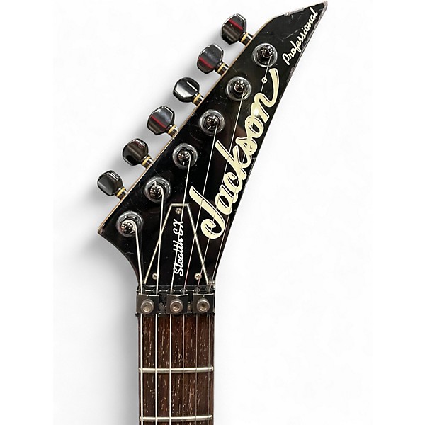 Used Jackson stealth Black Solid Body Electric Guitar