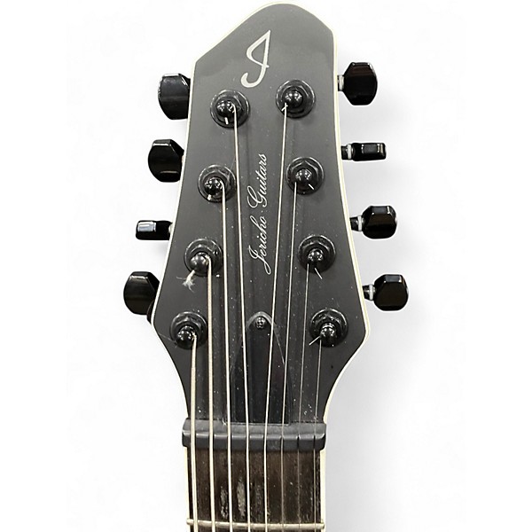 Used Jericho ELITE 8 STRING MATTE BLACK Solid Body Electric Guitar