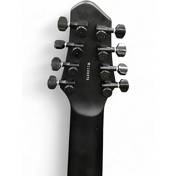 Used Jericho ELITE 8 STRING MATTE BLACK Solid Body Electric Guitar