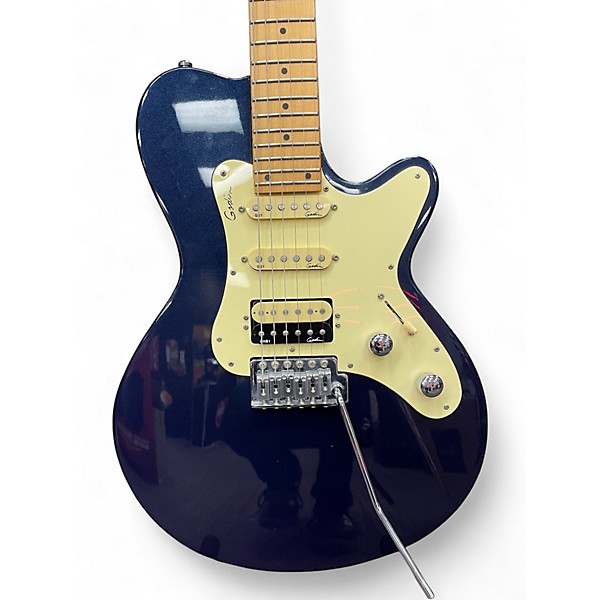 Used Godin SD24 blue sparkle Solid Body Electric Guitar