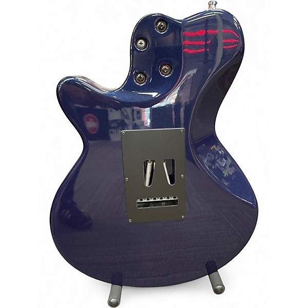 Used Godin SD24 blue sparkle Solid Body Electric Guitar