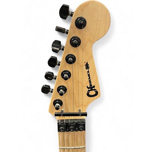 Used Charvel San Dimas Style 1 HH Black Solid Body Electric Guitar