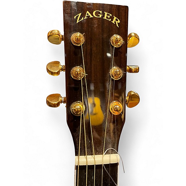 Used Zager ZAD-80N Natural Acoustic Guitar
