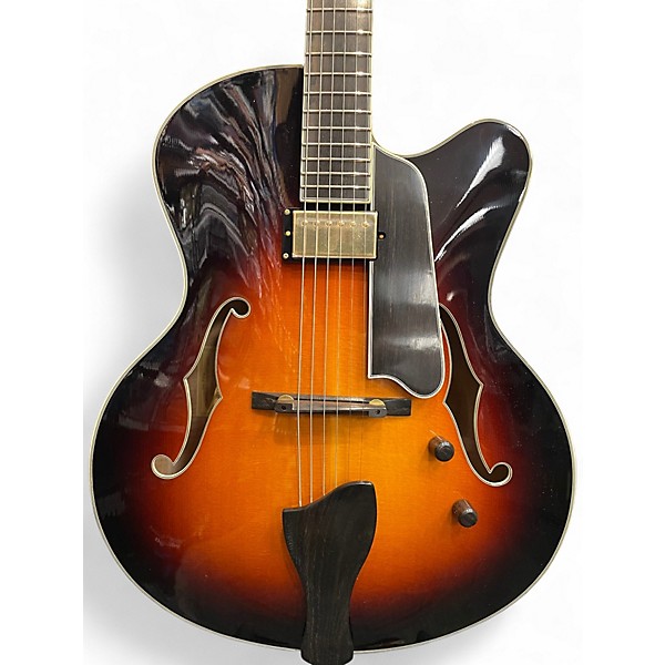 Used Eastman AR810ce Sunburst Hollow Body Electric Guitar