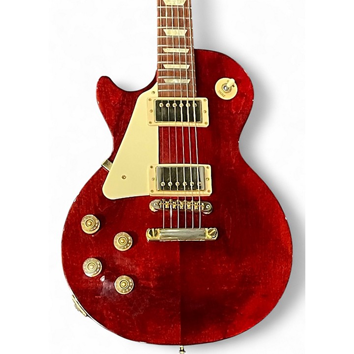 Used 2012 Gibson Les Paul Studio Left Handed Wine Red Solid Body