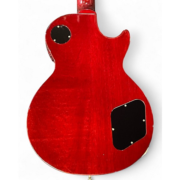 Used 2012 Gibson Les Paul Studio Left Handed Wine Red Solid Body Electric Guitar