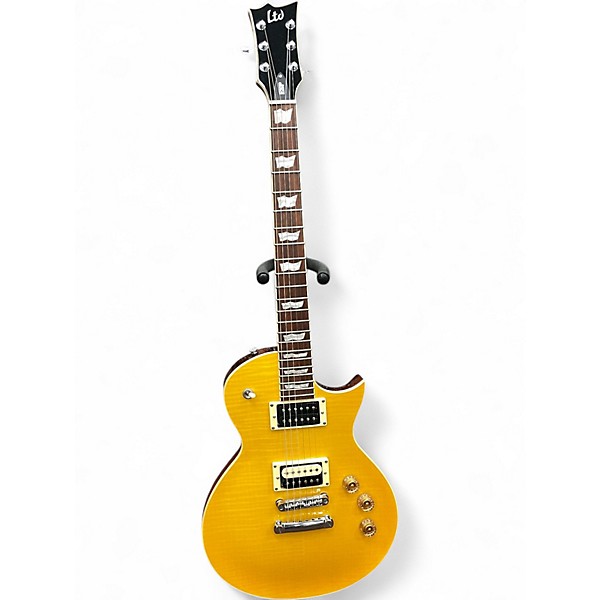 Used ESP LTD EC256FM Amber Solid Body Electric Guitar