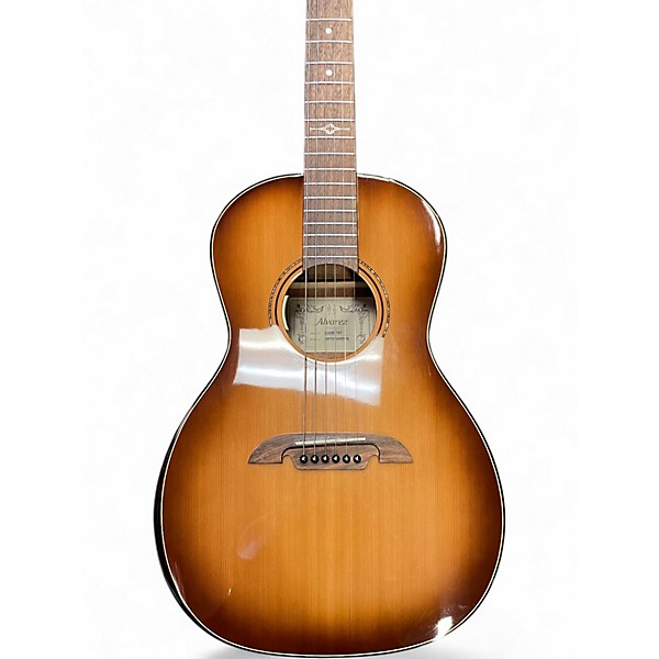 Used Alvarez AMPE915EAR Artist Elite Parlor Natural Shadow Burst Acoustic Electric Guitar
