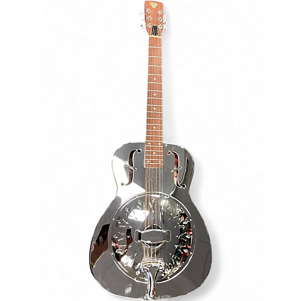 Used Recording King RM-998-D Chrome Resonator Guitar