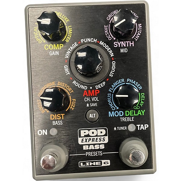 Used Line 6 POD EXPRESS BASS  Effect Processor