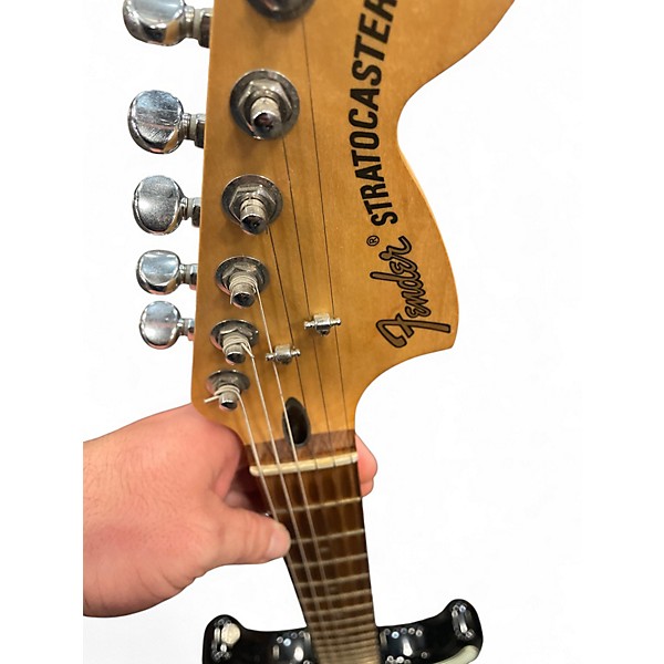 Used Fender Deluxe Roadhouse Stratocaster 3 Color Sunburst Solid Body Electric Guitar