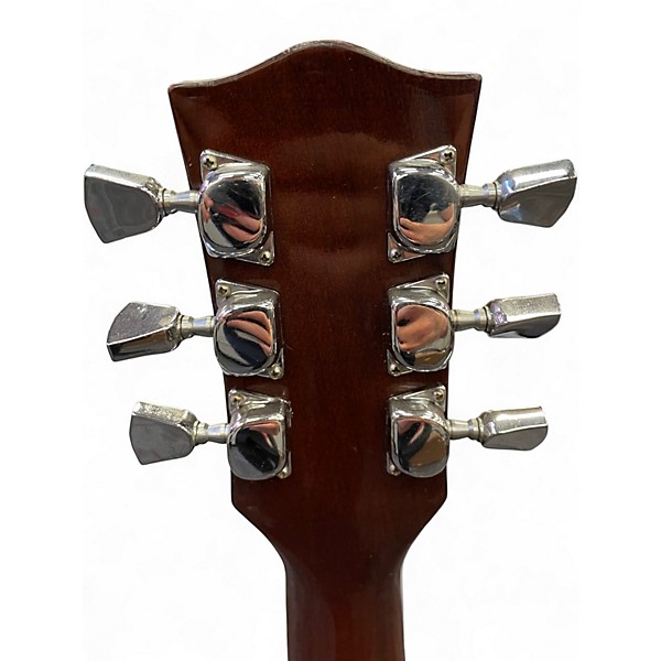 Used Aria Pro II Leopard Sunburst Solid Body Electric Guitar