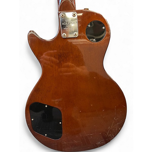 Used Aria Pro II Leopard Sunburst Solid Body Electric Guitar