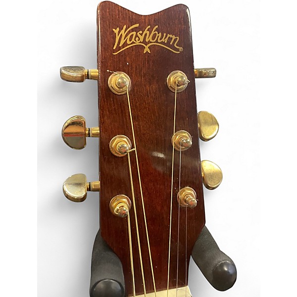 Used Washburn D100M TBR Tobacco Acoustic Guitar