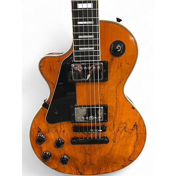 Used Tario SINGLE CUT SET NECK ORANGE Solid Body Electric Guitar
