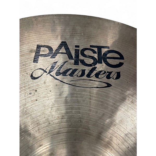 Used Paiste 19in masters dark crash Cymbal