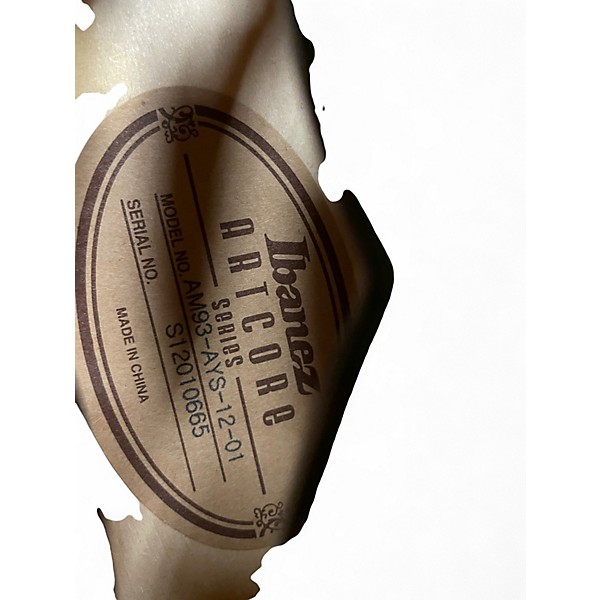 Used Ibanez AM93 Artcore 2 Color Sunburst Hollow Body Electric Guitar