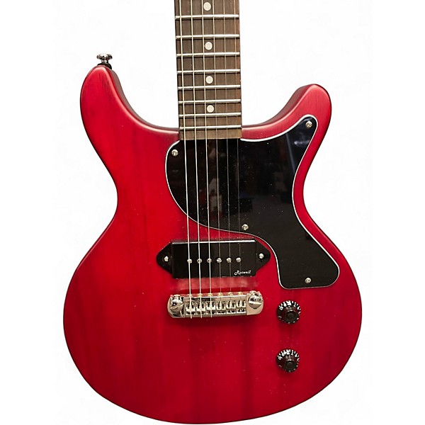 Used Harley Benton dc-junior faded cherry Solid Body Electric Guitar