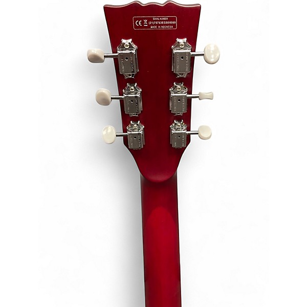 Used Harley Benton dc-junior faded cherry Solid Body Electric Guitar