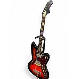 Vintage 1964 Silvertone 1478 Candy Apple Red Solid Body Electric Guitar