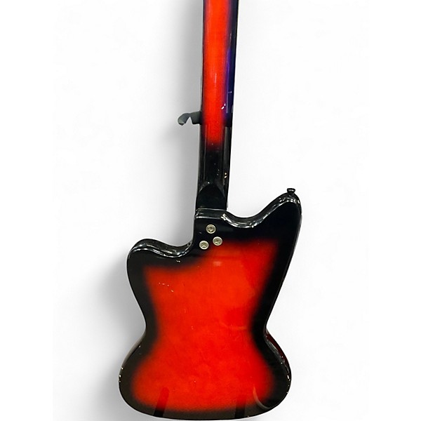 Vintage 1964 Silvertone 1478 Candy Apple Red Solid Body Electric Guitar