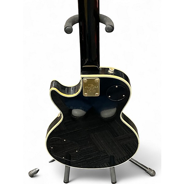 Vintage 1970s Aria LES PAUL CUSTOM Black Solid Body Electric Guitar