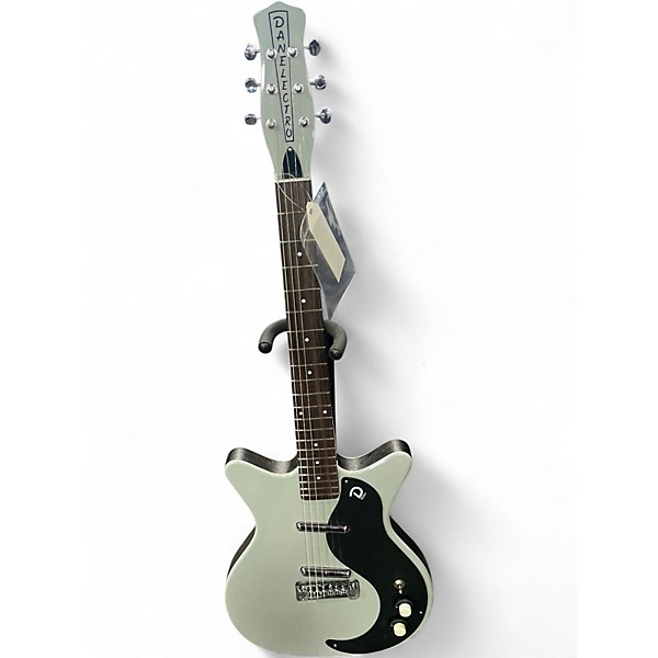 Used Danelectro DNOS+ Gray Solid Body Electric Guitar
