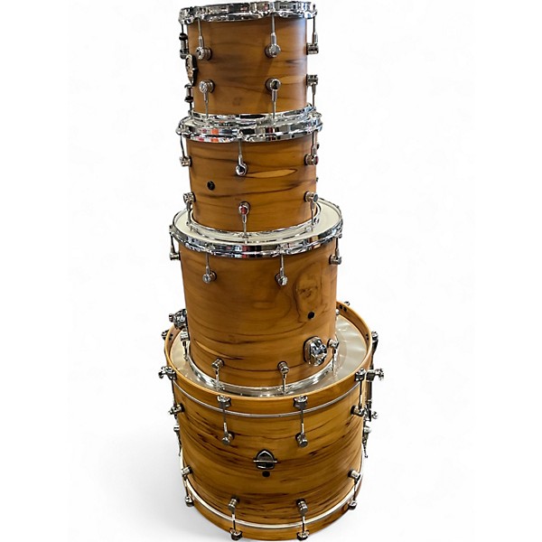 Used Odery 4 Piece Custom Shop Teakwood Drum Kit