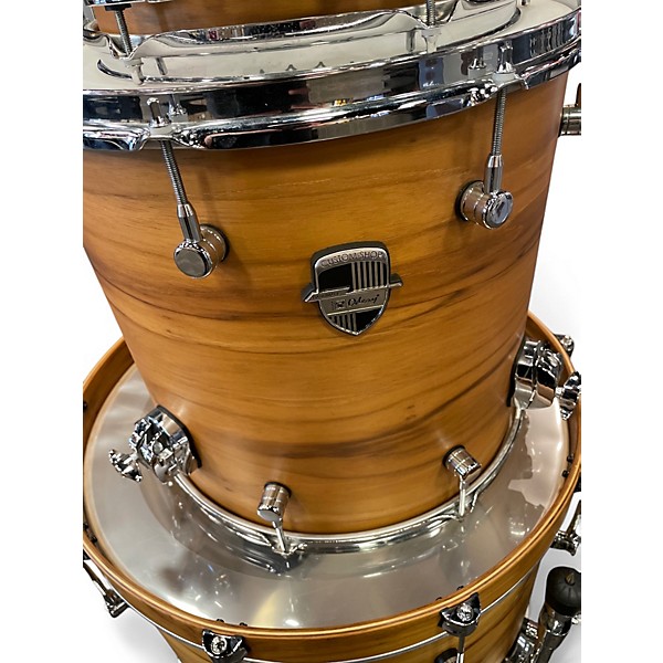 Used Odery 4 Piece Custom Shop Teakwood Drum Kit