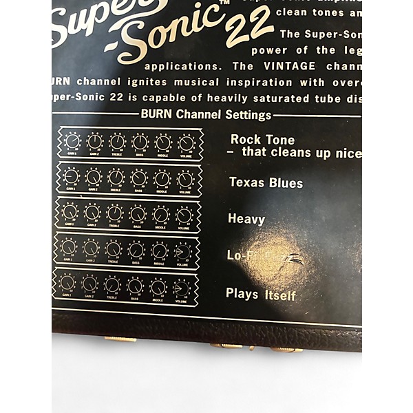 Used Fender Super Sonic 22 22W Tube Guitar Amp Head