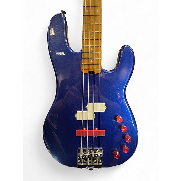 Used Charvel PRO MOD SAN DIMAS PJ MYSTIC BLUE Electric Bass Guitar