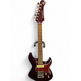 Used Yamaha Pac611hfm trans red Solid Body Electric Guitar
