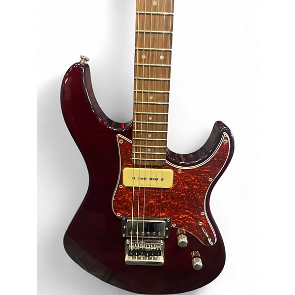 Used Yamaha Pac611hfm trans red Solid Body Electric Guitar
