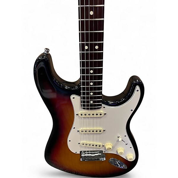 Used 1999 Fender American Standard Stratocaster Sunburst Solid Body Electric Guitar