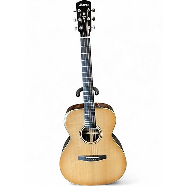 Used Alvarez LF70Le Natural Acoustic Electric Guitar