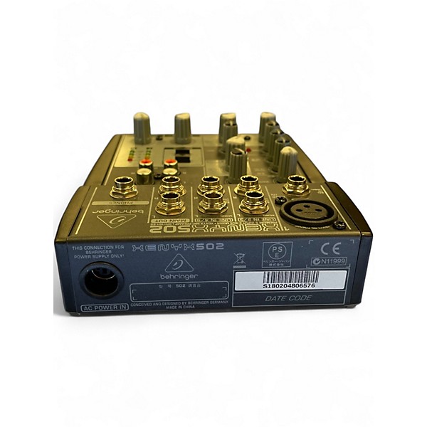 Used Behringer Xenyx 502 Unpowered Mixer