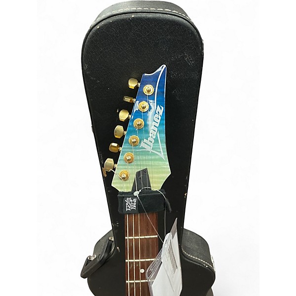 Used Ibanez RG421HPFM Blue Sunburst Solid Body Electric Guitar