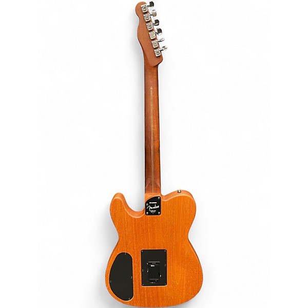 Used Fender Acoustasonic Player Telecaster Black Acoustic Electric Guitar