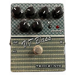 Used Tech 21 CSVTB.2 Sansamp Character Series VT Bass Bass Effect Pedal